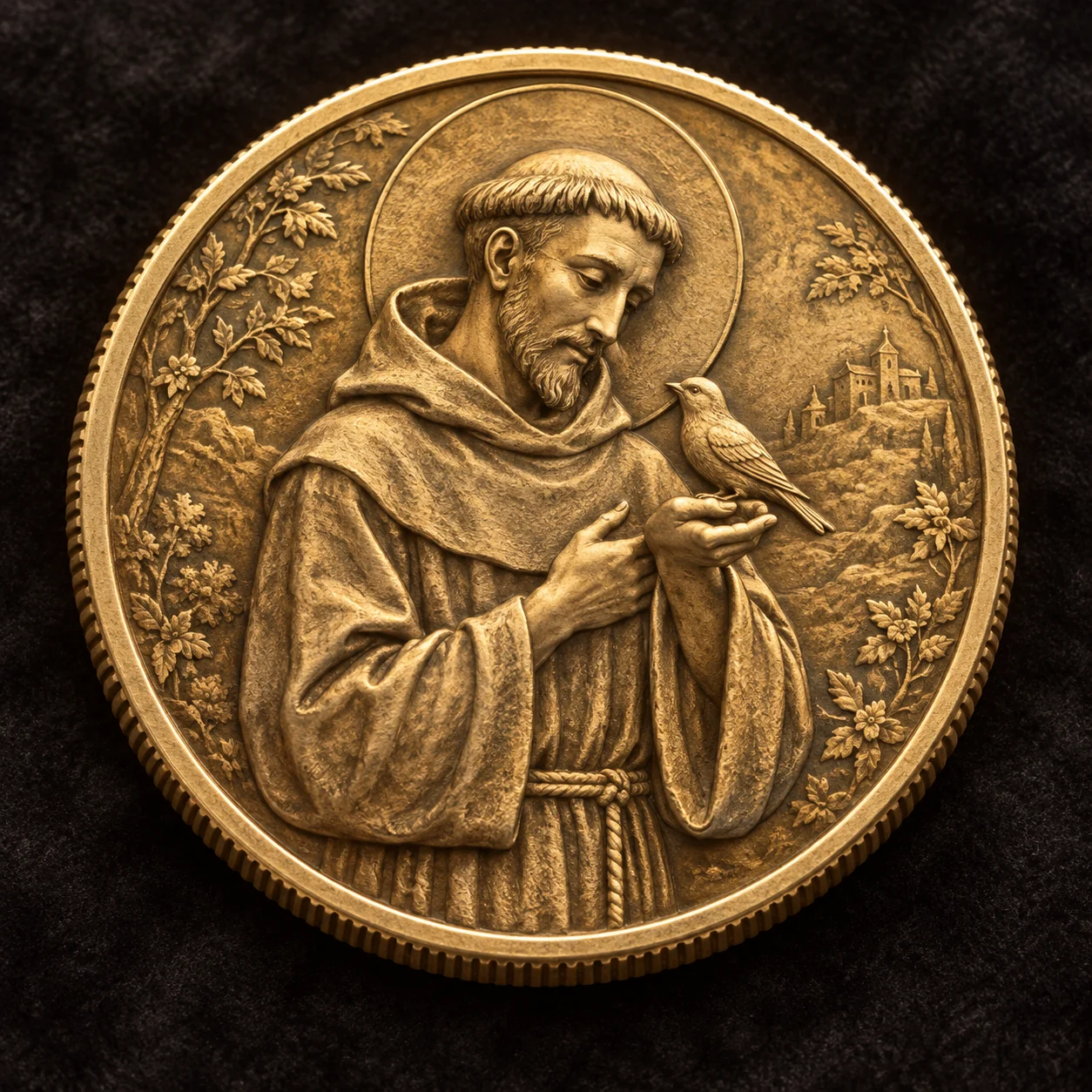 Ilustração de São Francisco de Assis